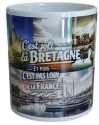 Mug céramique 330 ml — 100% maison et breton