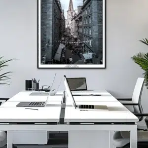 Tirage d’art – “Affiche – Centre historique de Saint‑Malo” – Photographie Fine Art