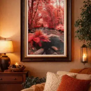 Tirage d’art – “Affiche Infrarouge – Forêt du Chaos de l’Ellé (Faouët)” – Photographie Fine Art