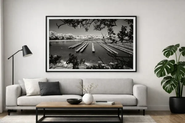 Tirage d’art – “Parc à huîtres de l’île Berder” – Photographie Fine Art