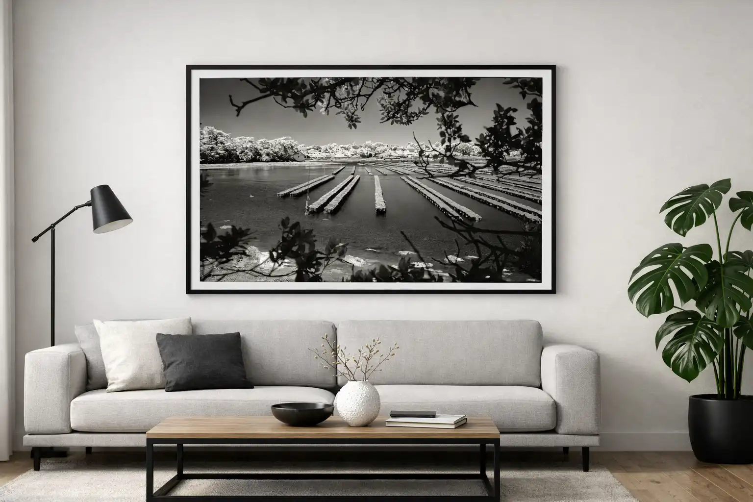 Tirage d’art – “Parc à huîtres de l’île Berder” – Photographie Fine Art