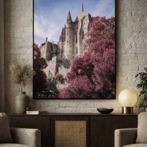 Tirage d’art – “ Mont-Saint-Michel, Rêverie Infrarouge ” – Photographie Fine Art