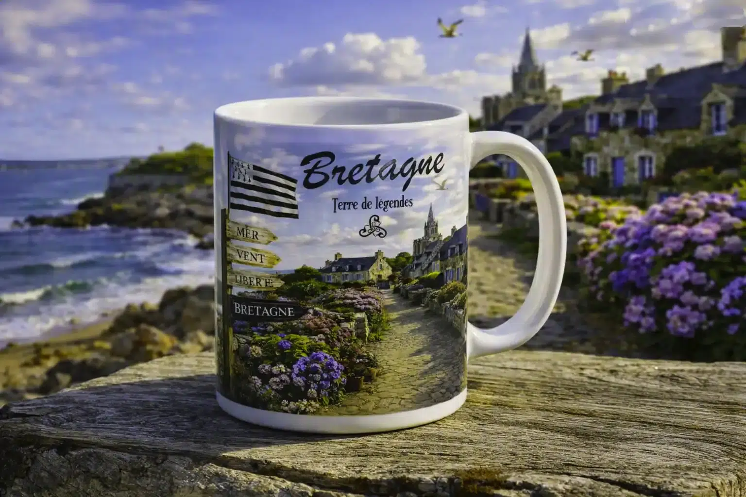 Mug “ Terre de légendes” Bretagne