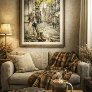 Tirage d’art – “ Rue après la pluie, Vannes ” – Photographie Fine Art