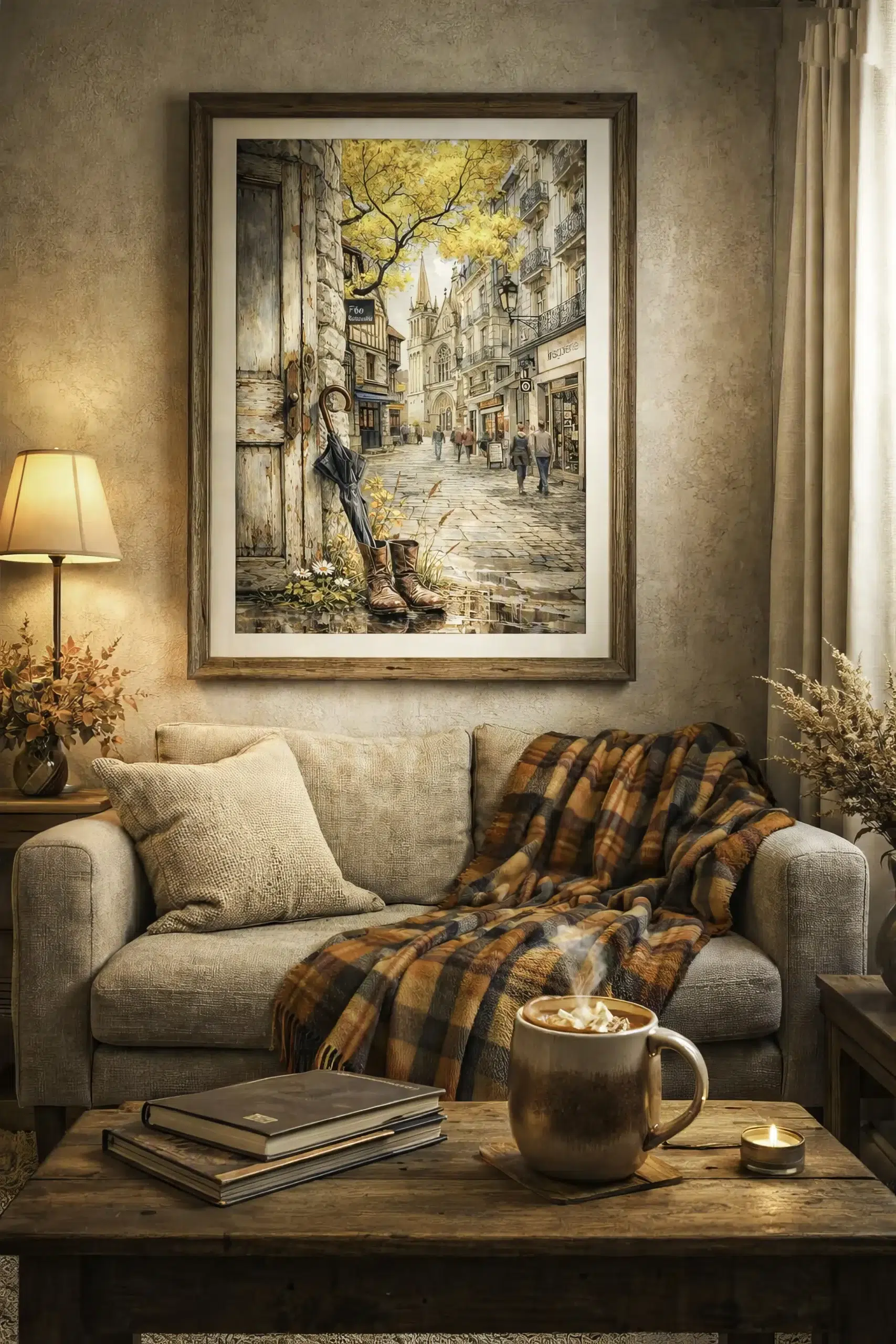 Tirage d’art – “ Rue après la pluie, Vannes ” – Photographie Fine Art