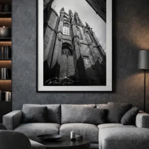 Tirage d’art – “ Majesté gothique Mont-Saint-Michel ” – Photographie Fine Art