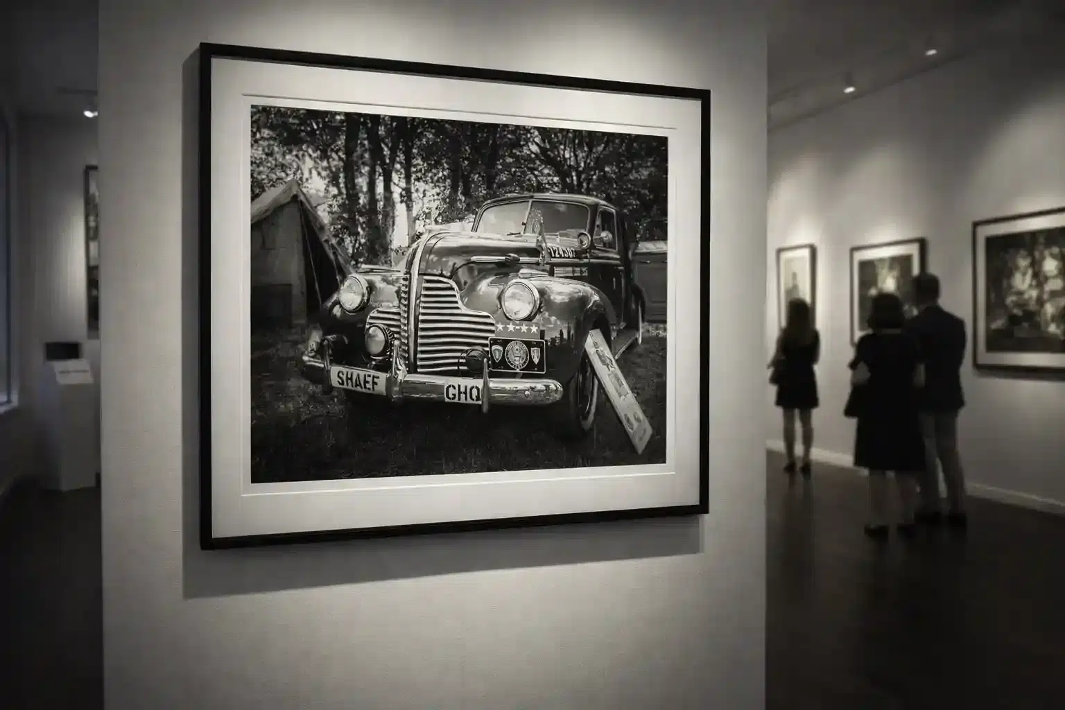 Tirage d’art – “Tirage d’art – Buick militaire SHAEF GHQ” – Photographie Fine Art