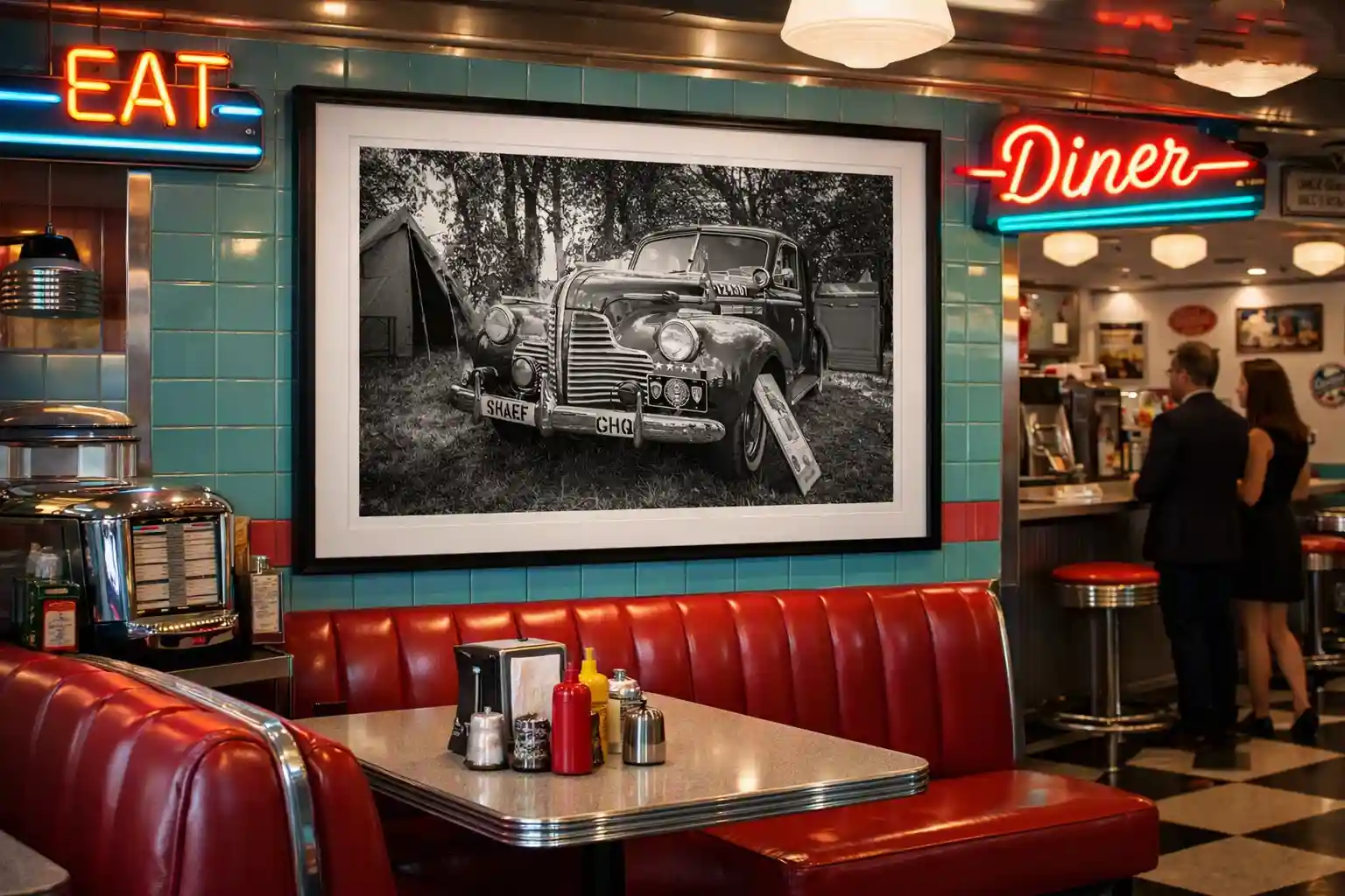 Tirage d’art – “Tirage d’art – Buick militaire SHAEF GHQ” – Photographie Fine Art – Image 2